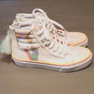 Little girls unicorn sneakers